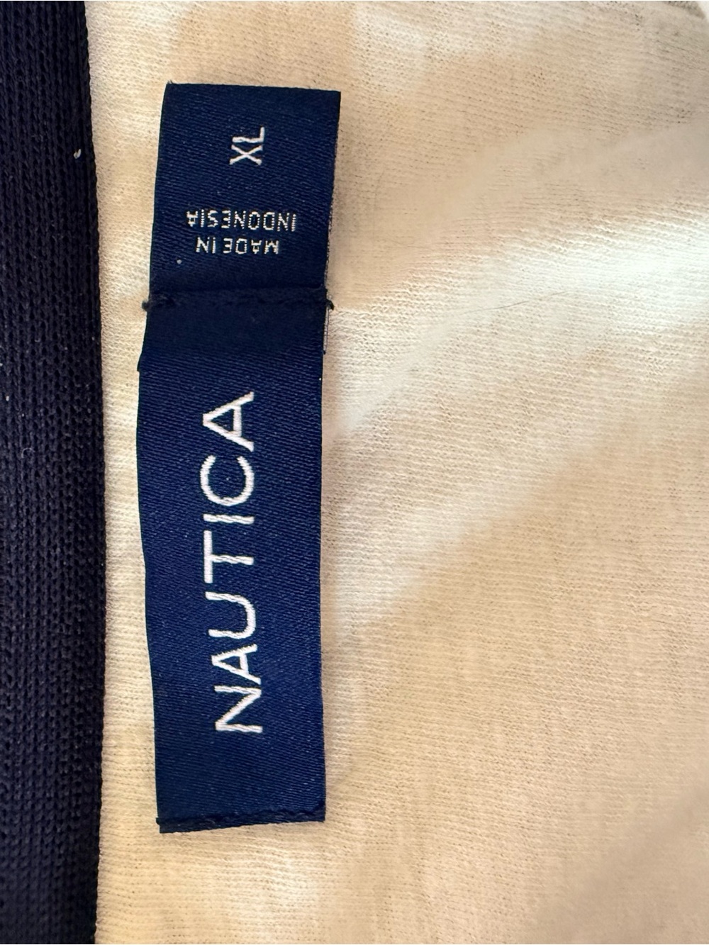 Vintage/Y2K Style Nautica Miami Vice Polo Shirt Size XL - Picture 5 of 5